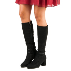 Mokka saappaat postitse musta 1