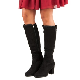 Mustat mokkanahkakengät 1 Mustat mokkanahkakengät 1