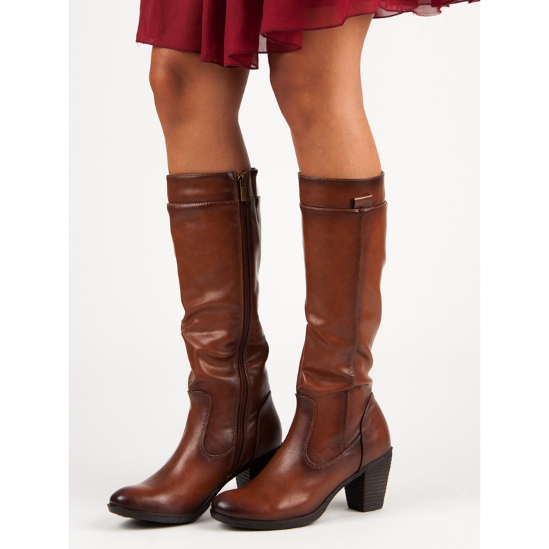 Saappaat vinceza-tolppaan ruskea 1