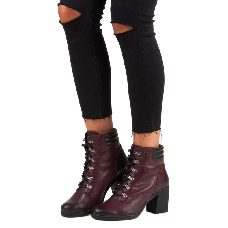 Mukavat VINCEZA-korkokengät punainen 1