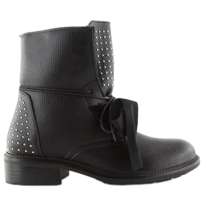 Työntekijät samettimustalla mustalla rusetilla 1