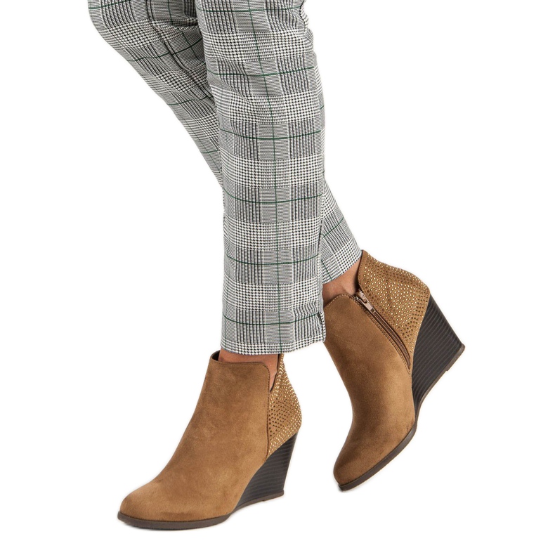 Corina Tyylikkäät kiilakengät ruskea 1