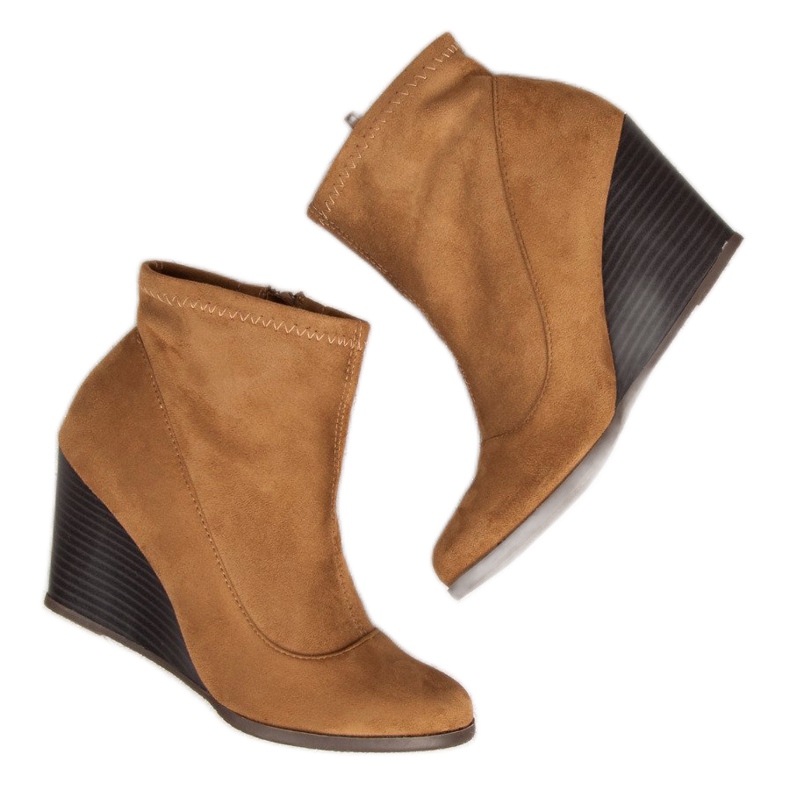 Corina Kiilakorkoiset mokkanahkaiset nilkkurit ruskea 1