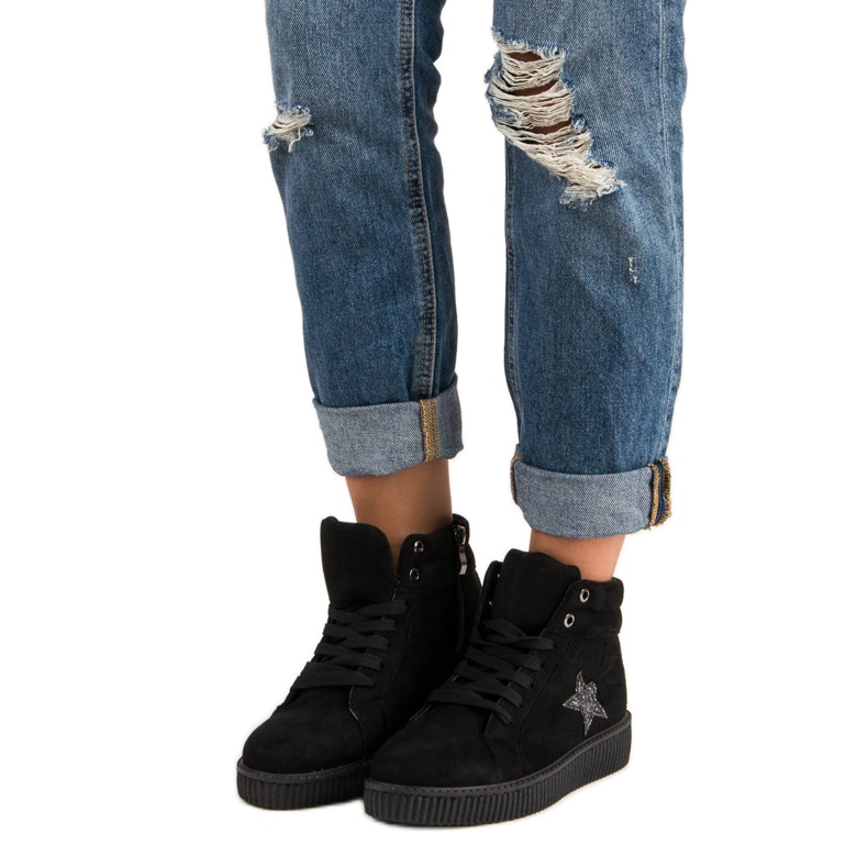 Mckeylor Suede Creepers tennarit musta 1