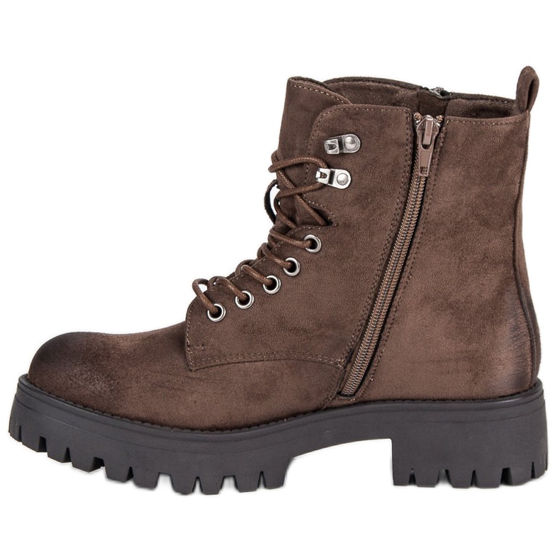 Corina Solmitut mokkanahka työntekijät ruskea 1