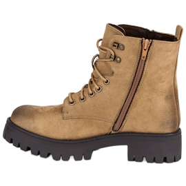 Corina Solmitut mokkanahka työntekijät ruskea 1