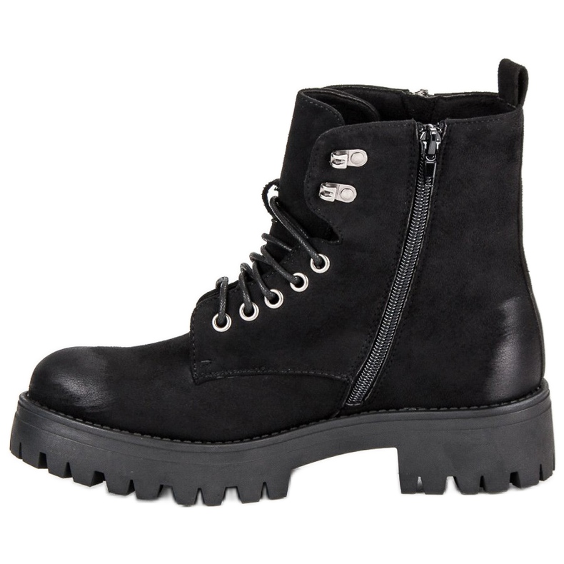 Corina Solmitut mokkanahka työntekijät musta 1