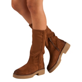 Corina Naisten mokkanahkasaappaat ruskea 2