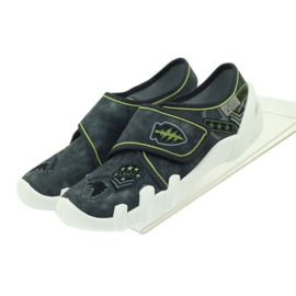 Befado lasten kengät tossut lenkkarit 273y241 musta harmaa vihreä 4