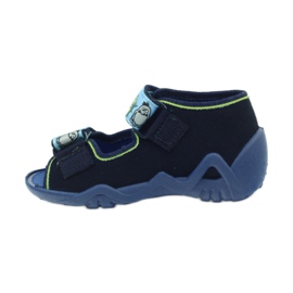 Befado lasten kengät sandaalit tossut 250P076 sininen vihreä tummansininen 2