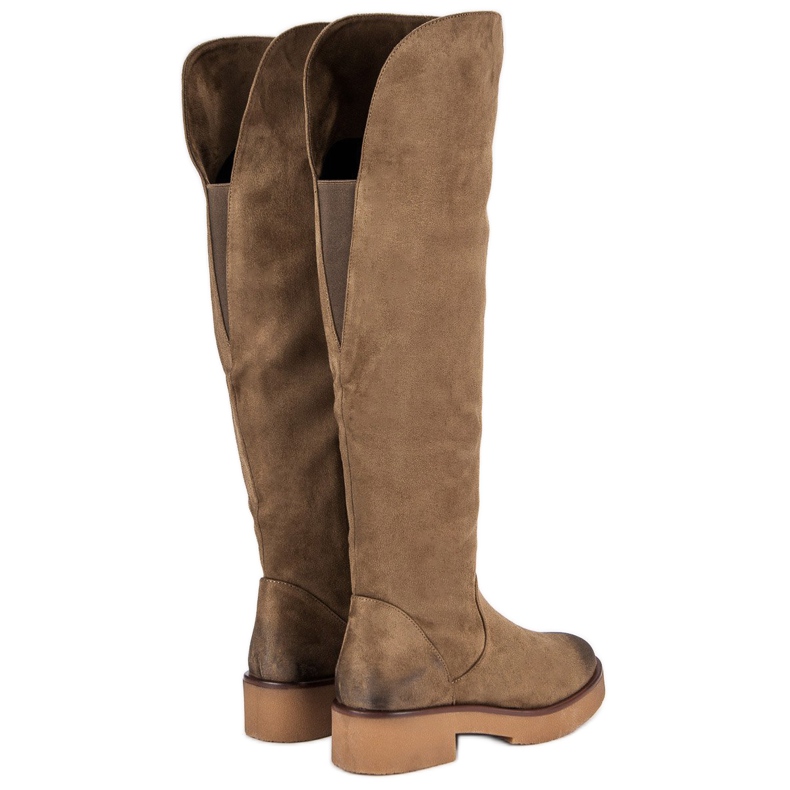 Corina Naisten tasaiset saappaat ruskea 1