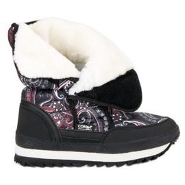 Lumikengät talveksi musta punainen 1