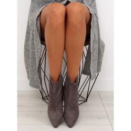 Harmaa F183 Harmaa saappaat kantapäässä 1