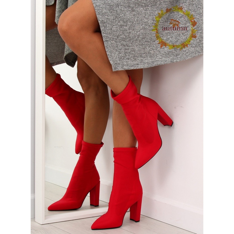 Punaiset neopreeniset korkokengät NS028P punainen 1