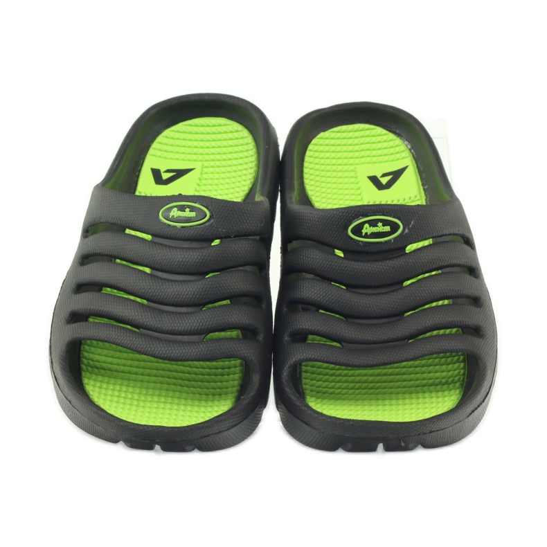 American Club Amerikkalaiset lasten allastossut musta 4