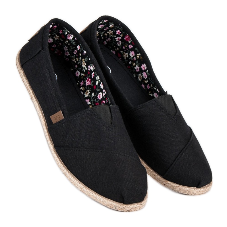 Mckeylor Mustat slip-on espadrillit 1