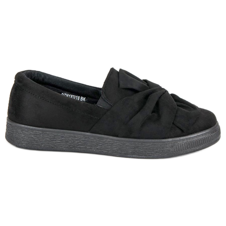 McKey Slip-on mokkanahkaiset lenkkarit musta 1