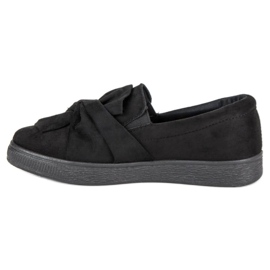McKey Slip-on mokkanahkaiset lenkkarit musta 2