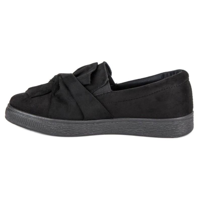 McKey Slip-on mokkanahkaiset lenkkarit musta 2