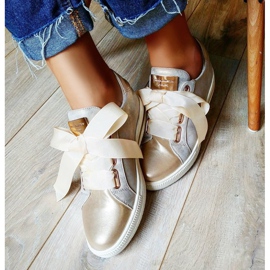 Filippo Kultaiset sidotut kengät kultainen 1