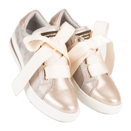 Filippo Kultaiset sidotut kengät kultainen 2