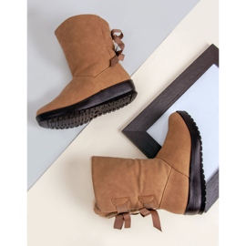 Lämpimät lumisaappaat vetoketjulla vihreä 1