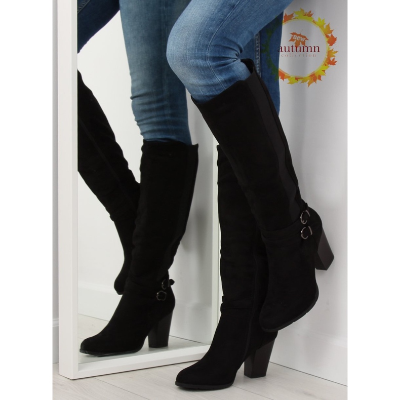 Mustat korkokengät 103-GG musta 1