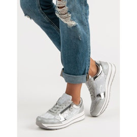 Kayla Tyylikkäät naisten lenkkarit harmaa 1