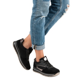 Muodikkaat urheilukengät musta 2