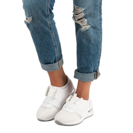 Liukastettavat urheilukengät valkoinen 1