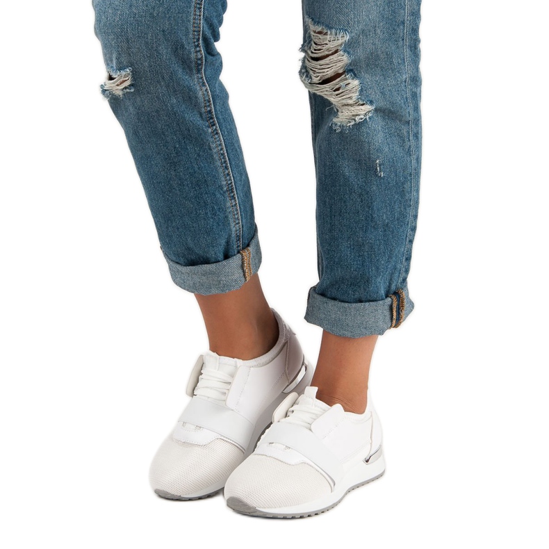 Liukastettavat urheilukengät valkoinen 1