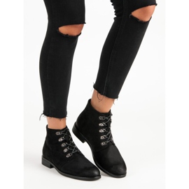 Sidotut VINCEZA -saappaat musta 2