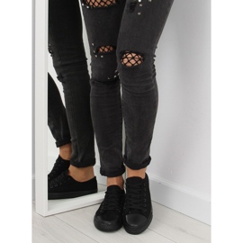 Mustat naisten yksiväriset lenkkarit NB176 musta 2