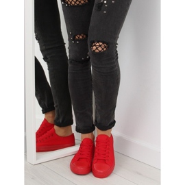 Naisten punaiset yksiväriset lenkkarit NB176 Big Red punainen 1