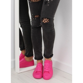 Naisten yksiväriset fuksia NB176 Fuxia -lenkkarit vaaleanpunainen 2
