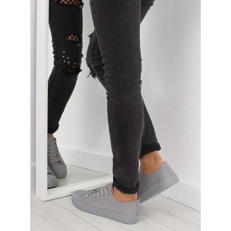 Harmaat naisten yksiväriset harmaat lenkkarit NB176 Harmaa 2