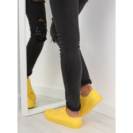 Keltaiset yksiväriset naisten lenkkarit NB176 keltainen 2
