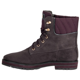 Lucky Shoes Harmaat mokkanahkatyöläiset 1