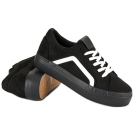 Sport Mustat mokkanahkakengät 1