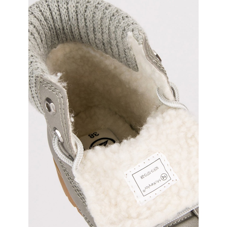 Harmaat ankkurit lampaannahalla MCKEYLOR 1