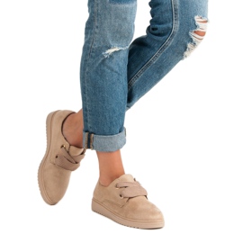 Suede Lace-up lenkkarit ruskea 1