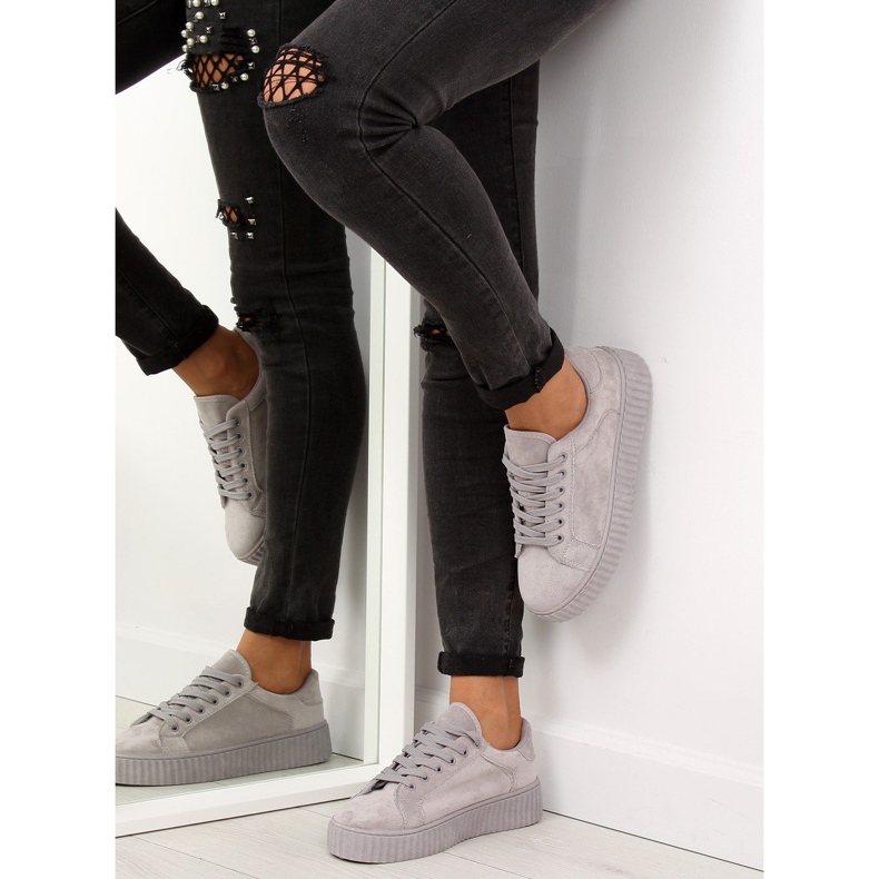 Harmaa AX03 Harmaat korkeat pohjat 1