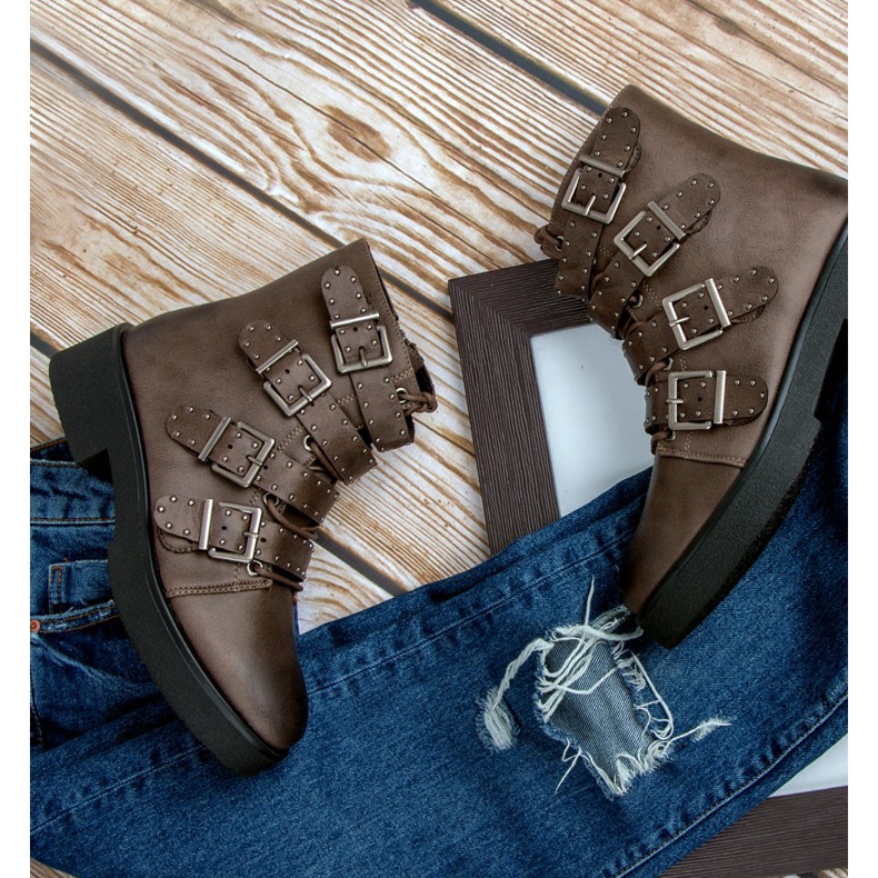 Corina Ruskeat Workers -saappaat 2