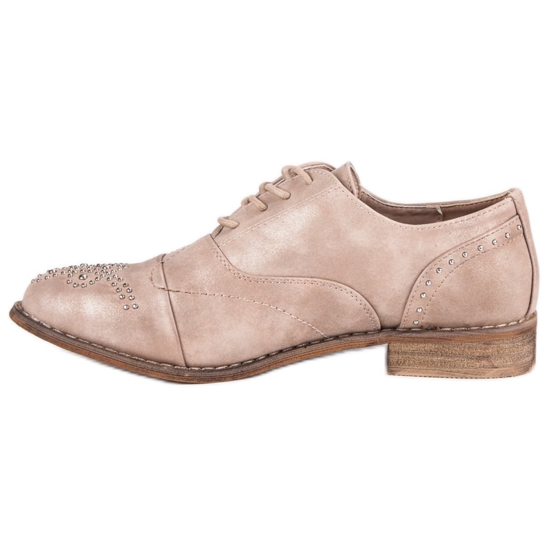 Super Me Muodikkaita sidottuja kenkiä vaaleanpunainen 1