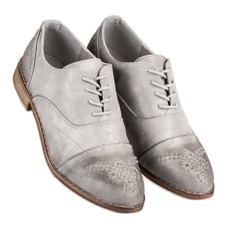 Super Me Muodikkaat nauhakengät harmaa 1