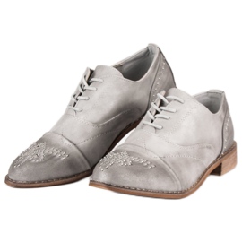 Super Me Muodikkaat nauhakengät harmaa 2