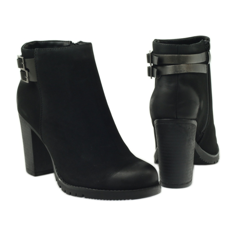 Filippo Naisten korkokengät 8255 soljella musta 4