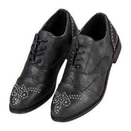 Super Me Muodikkaita sidottuja kenkiä musta 1