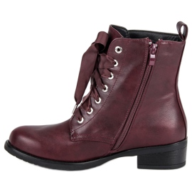 Sidottuja viininpunaisia ​​työntekijöitä punainen 2