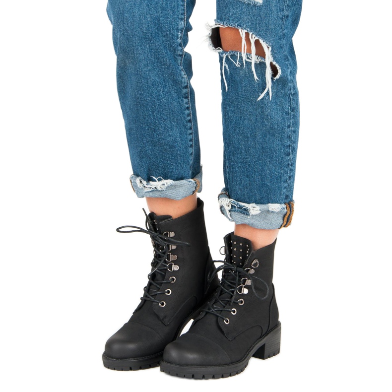 Tyylikäs musta VINCEZA -työläinen 1